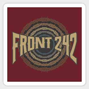 Front 242 Barbed Wire Sticker